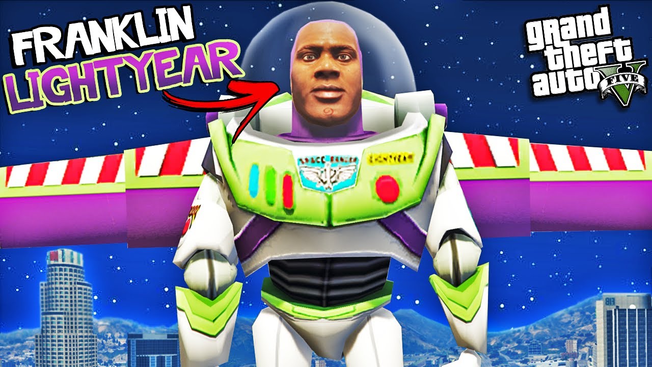 FRANKLIN becomes BUZZ LIGHTYEAR in GTA 5