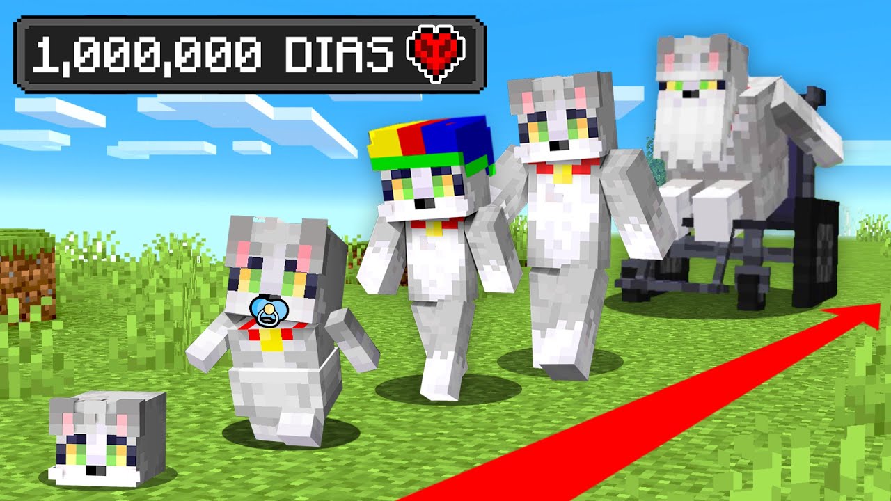 1,000,000 de DÍAS en Minecraft Hardcore 🤯 Acenix