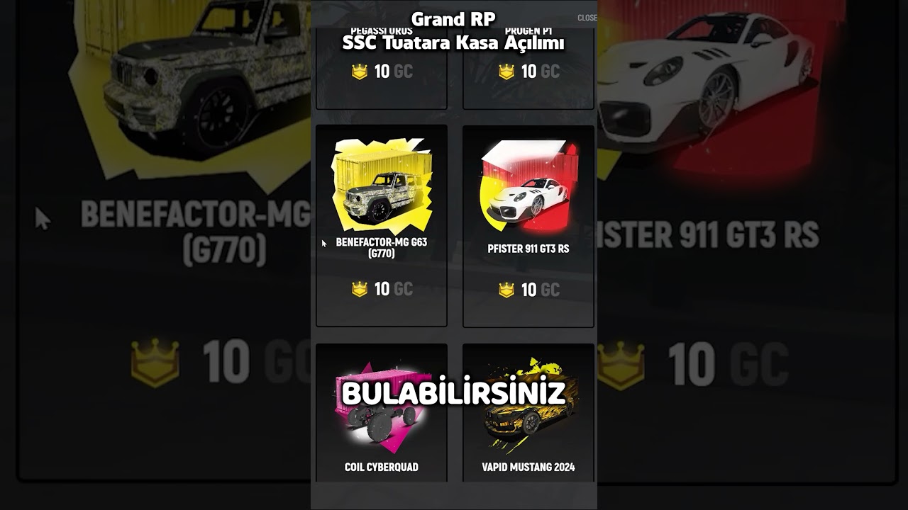 Grand RP - SSC Tuatara Kasa Açılımı - 