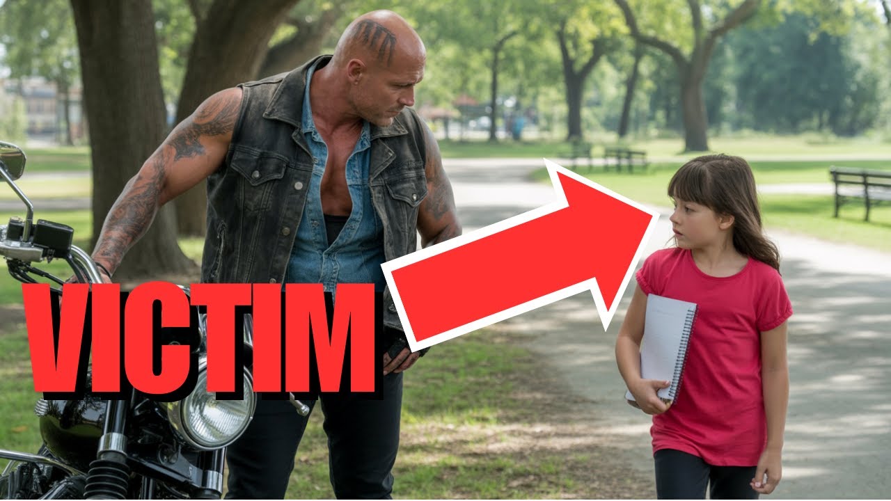 Little Girl Showed Hell's Angel Her Notebook - What Was Inside Made Him Call Every Member