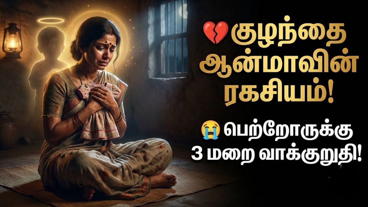 இழந்த மகனோ மகளோ மீண்டும் வருவார்களா? 👼 பெற்றோருக்கு ஆன்மா தரும் 3 வாக்குறுதிகள்! 