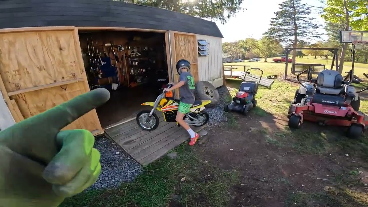 Surprised my son with Razor Mx650