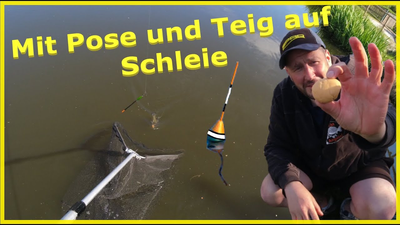 Angeln mit Teig und Pose auf Schleie und Karpfen am Dorfteich 🎣