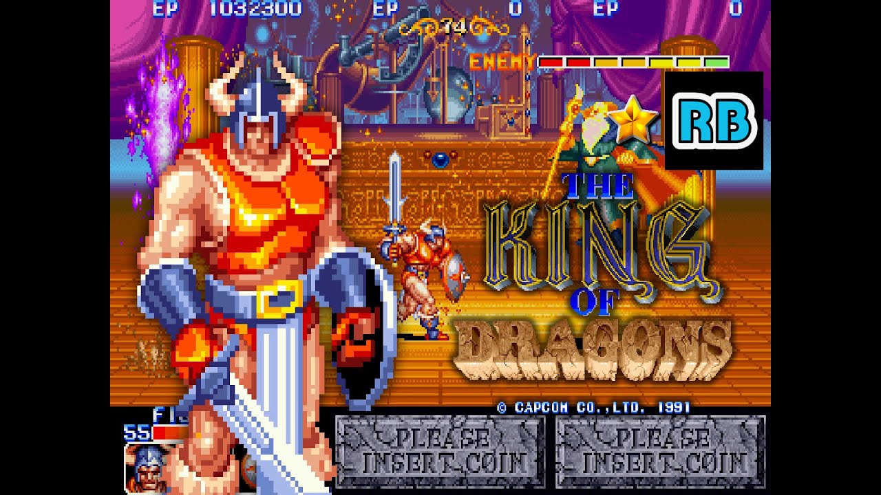 1991 [60fps] The King of Dragons Fighter Nomiss ALL