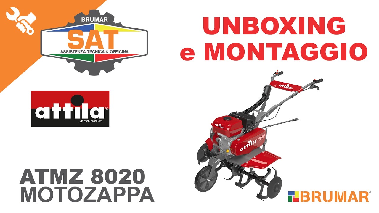 Unboxing e Montaggio ATTILA ATMZ 8020: La Motozappa Definitiva?