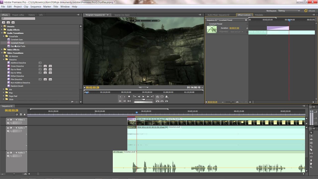 Warsztaty Zagrajmerstwa - Premiere Pro #2 Synchronizacja, przycinanie, odcinki