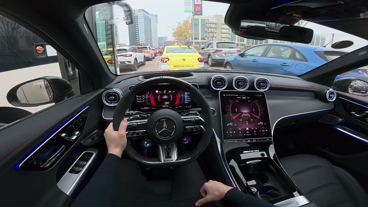 Mercedes AMG GLC 43 2025 Test Drive - Real Car Sounds, No Talking!