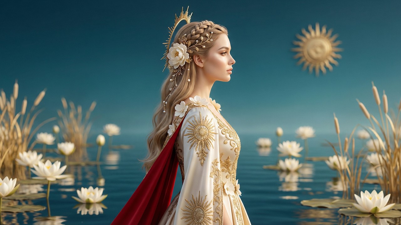 Sunlight Cathedral: Gilded Serenity | Fantasy Music & Art for Stress Relief