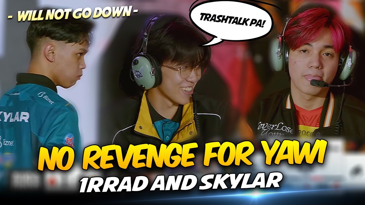 WHAT!? 😱 1RRAD & SKYLAR DENIED YAWI's REVENGE AGAINST RRQ . . .