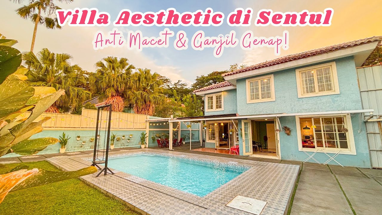VILLA AESTHETIC 1JAM DARI JAKARTA ❗|| VILLA MANTRA  SENTUL by IMAPAKA ||  VILLA SENTUL BOGOR VIRAL