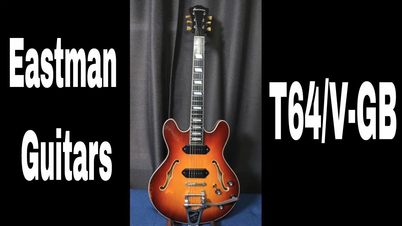 Демонстрационное видео Eastman Guitars T64/V-GB от Шона Таббса