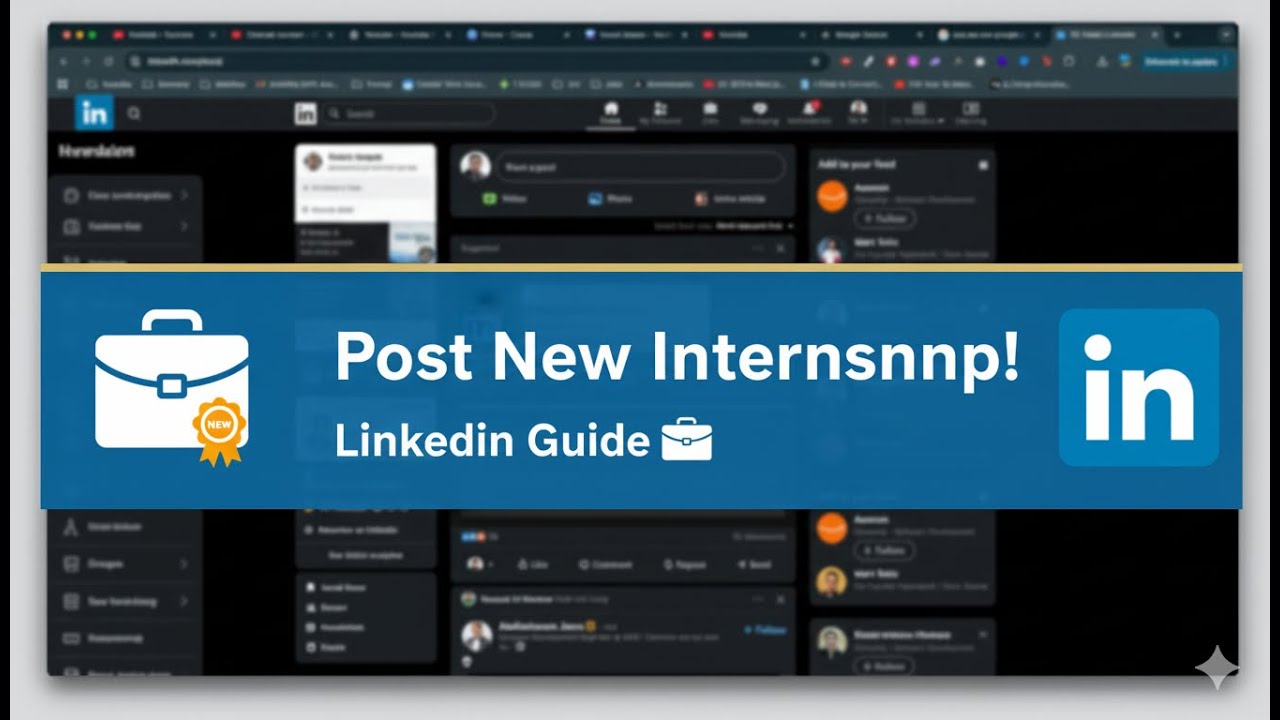 How to Post on LinkedIn About a New Internship (Quick & Simple)