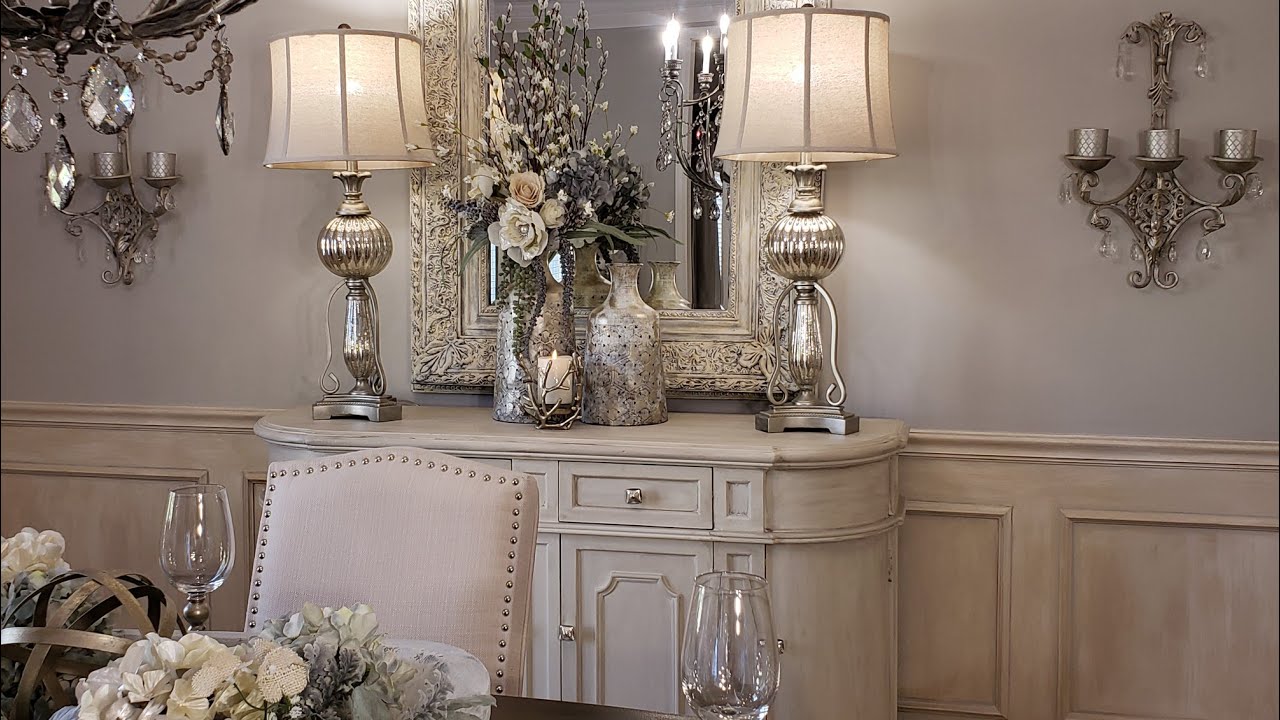 Dining Room Tour/ Decorate with me
