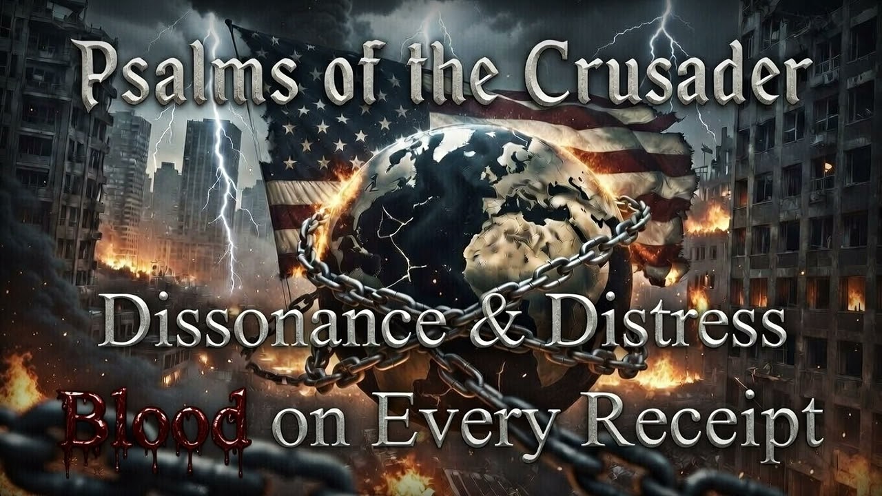Psalms of the Crusader: Album 2, Dissonance & Distress : Track 1. Blood on every Receipt.