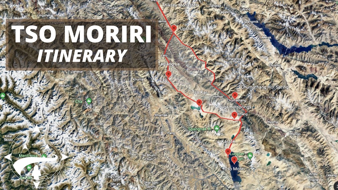 TSO MORIRI Itinerary