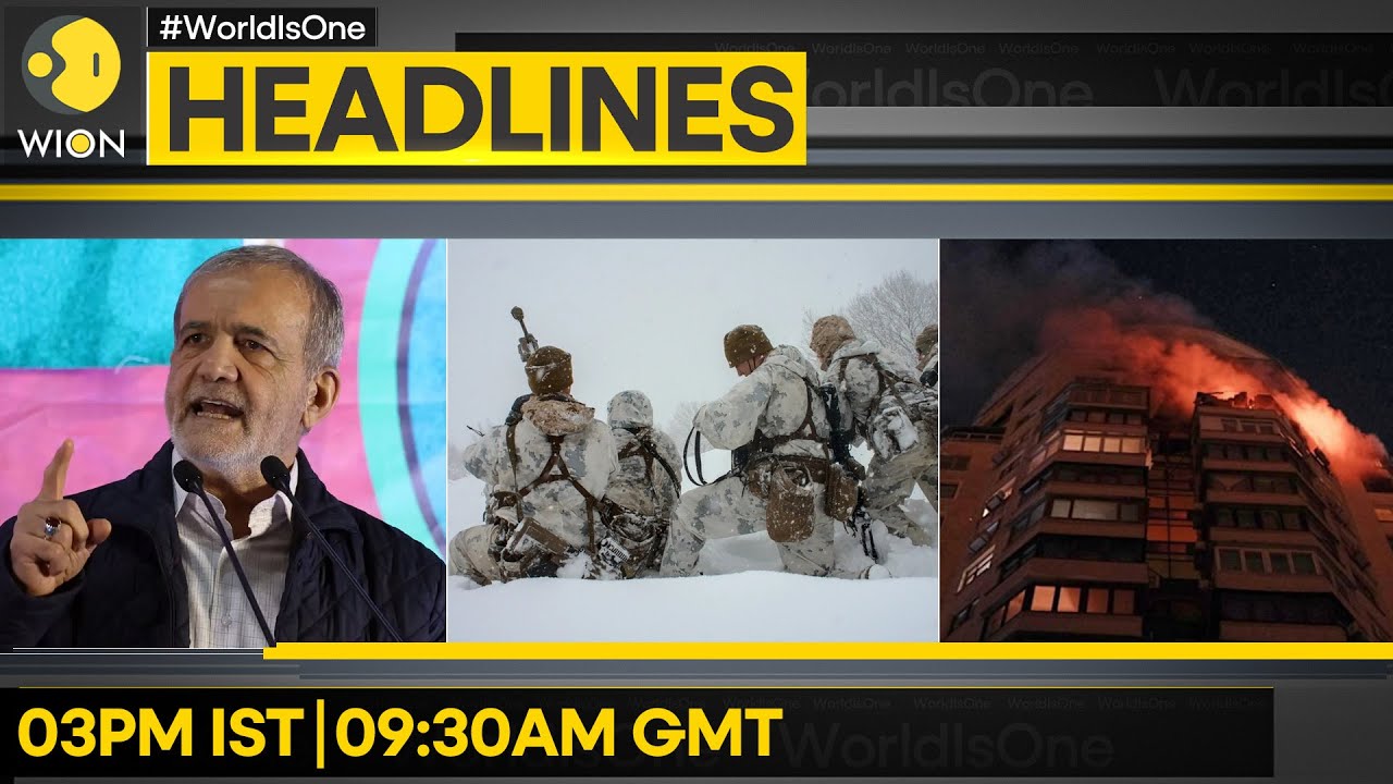 Kyiv High-Rise Burns | Japan Deploys Forces Amid Snow Storm | WION HEADLINES