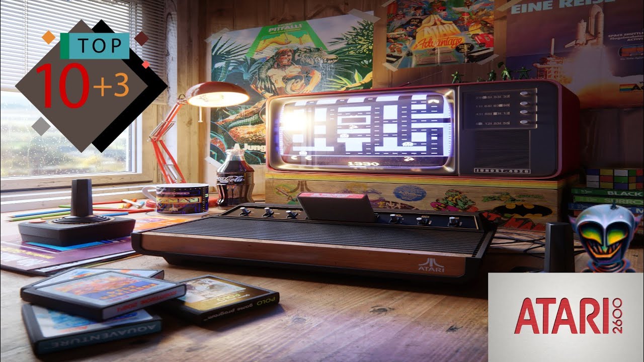 Los 10 + 3 mejores juegos de la emblem&aacute;tica ATARI 2600 que tienes que probarlos una vez en tu vida!