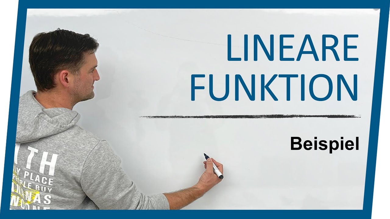 Lineare Funktion mit 2 Punkten bestimmen | Mathe by Daniel Jung