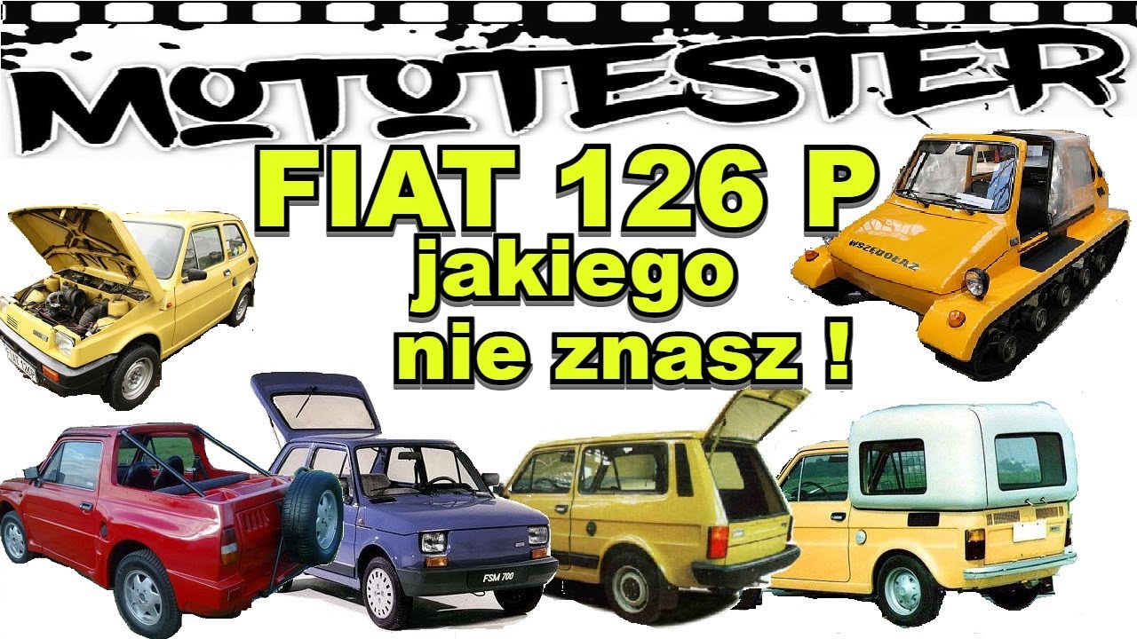 8 CIEKAWYCH ODMIAN FIATA 126p #TOP 1 MotoTester