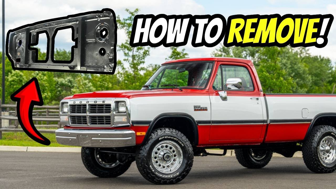 How To Remove A Core Support On A 1st Gen Dodge!