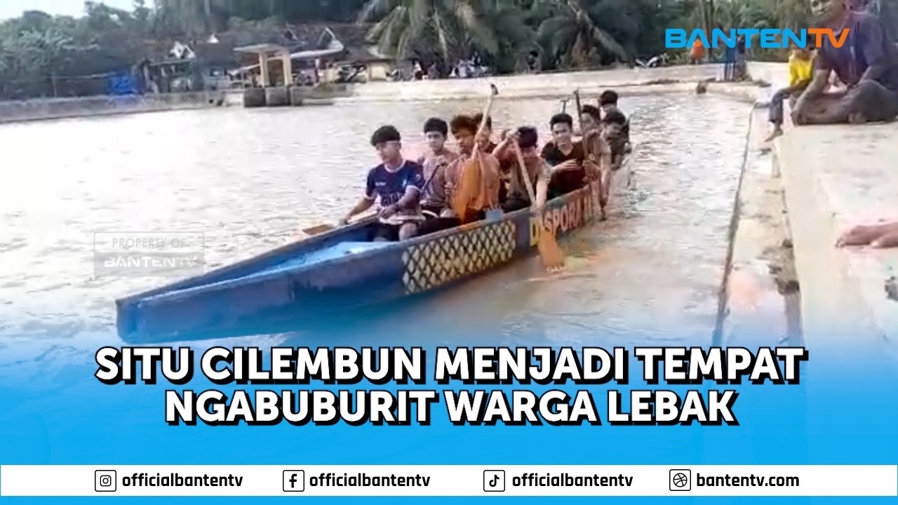 SITU CILEMBUN JADI TEMPAT NGABUBURIT WARGA LEBAK