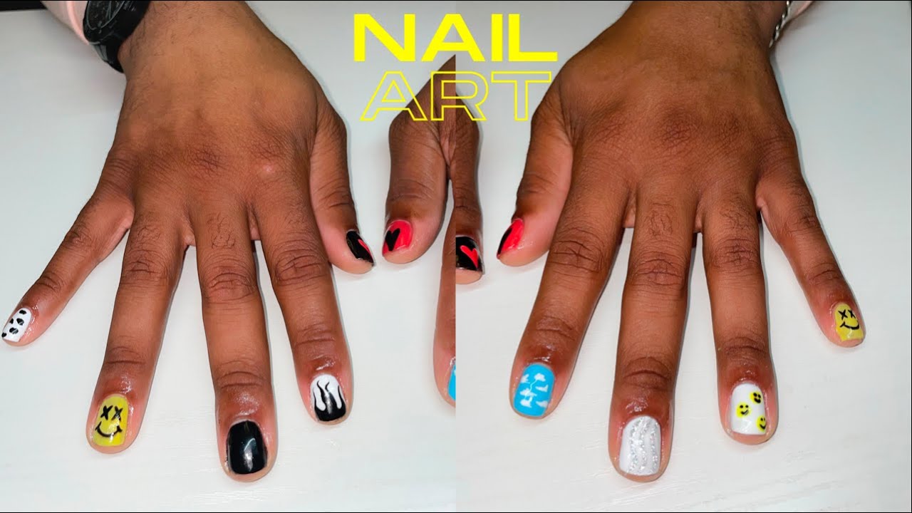 Watch Me Work | Random Nail Art | Male Manicure 🤩