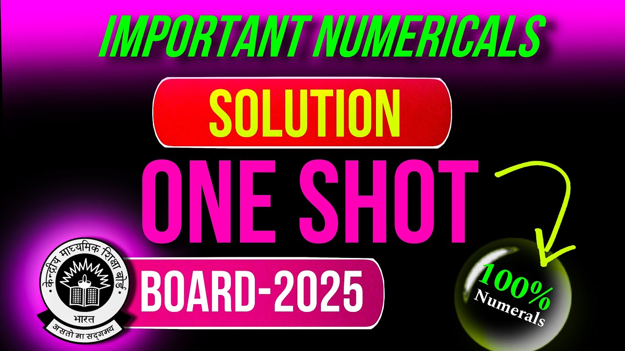 Numericals on Liquid Solution | Class 12 Chemistry Board Exam 2025