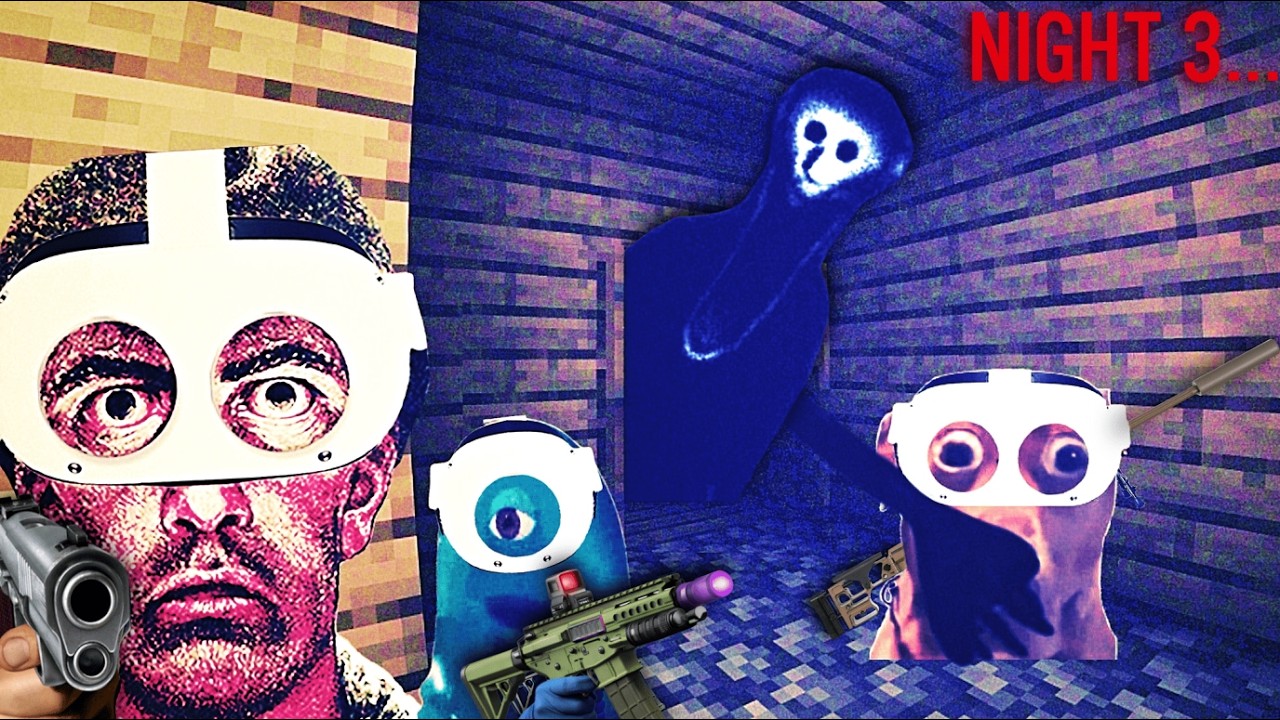 3 Idiots Hunt Minecraft&rsquo;s SCARIEST Horror Mods With Guns in VR