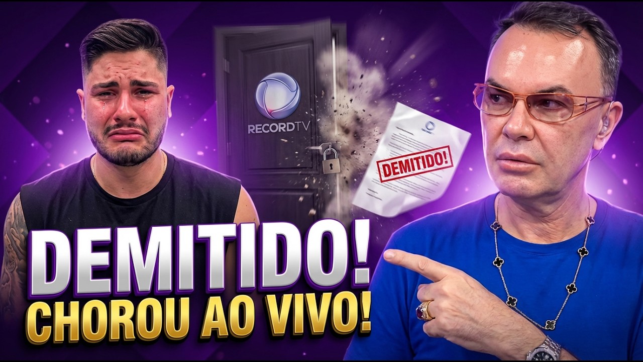 Lucas Souza (Ex-marido da Jojo) chora após demissão surpresa da Record