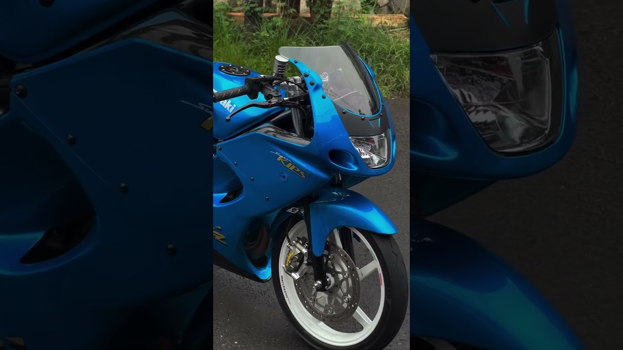 ninja rr old biru zx150 #kawasaki #krr150 #zx150 #ninjarr