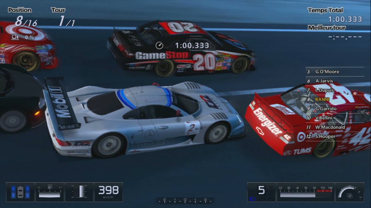 Gran Turismo 5 - Mercedes-Benz AMG Mercedes CLK-LM '98 (HYBRiD) PS3 Gameplay
