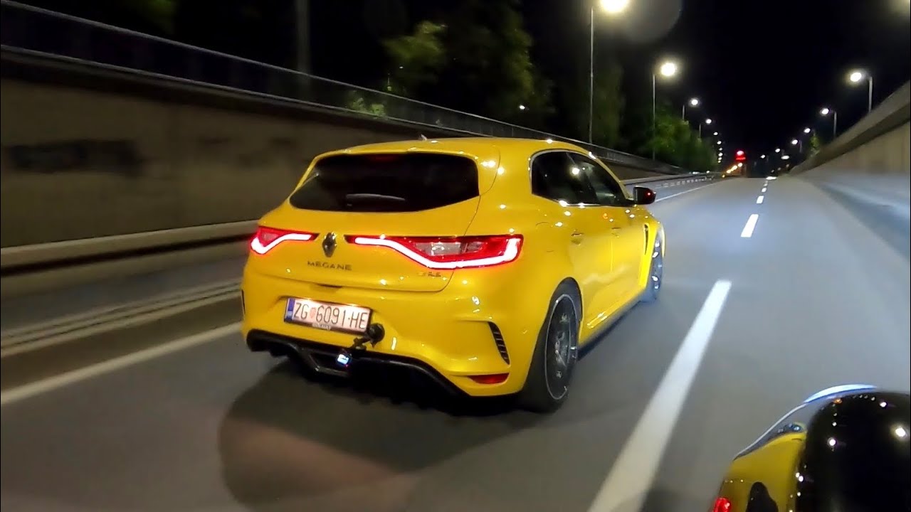 Новый Renault Megane RS Trophy - Бешеный звук выхлопа & ночной драйв