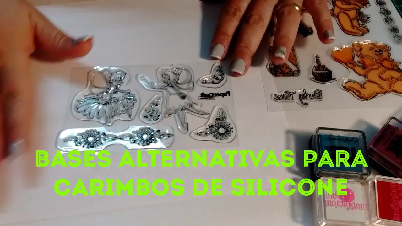 DIKA da GIKA: Como Usar Carimbos de Silicone SEM a Base de Acrílico clássica