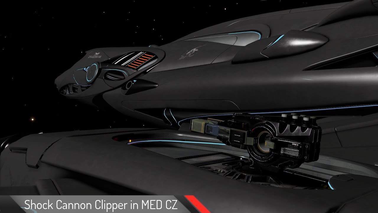 Shock Cannon Clipper in MED CZ at Wandrama CG | Raw Footage | Elite Dangerous: Odyssey