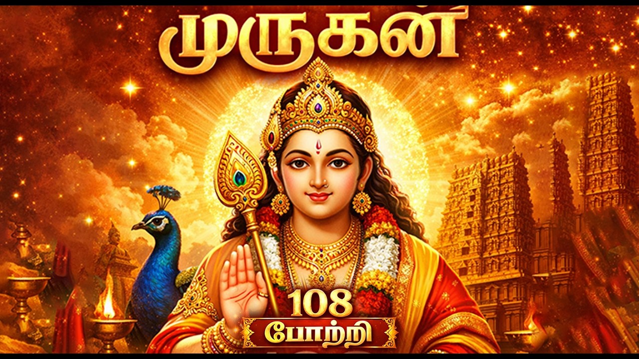 தினமும் கேளுங்கள் 🙏 முருகன் 108 போற்றி | Powerful Murugan Potri#bhaktisong