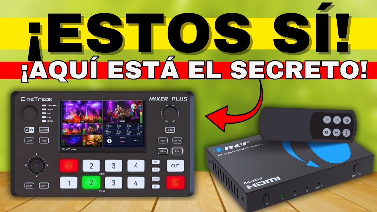 Switcher de Video - Los 3 Mejores Mezcladores de Video para tu Streaming y M&aacute;s