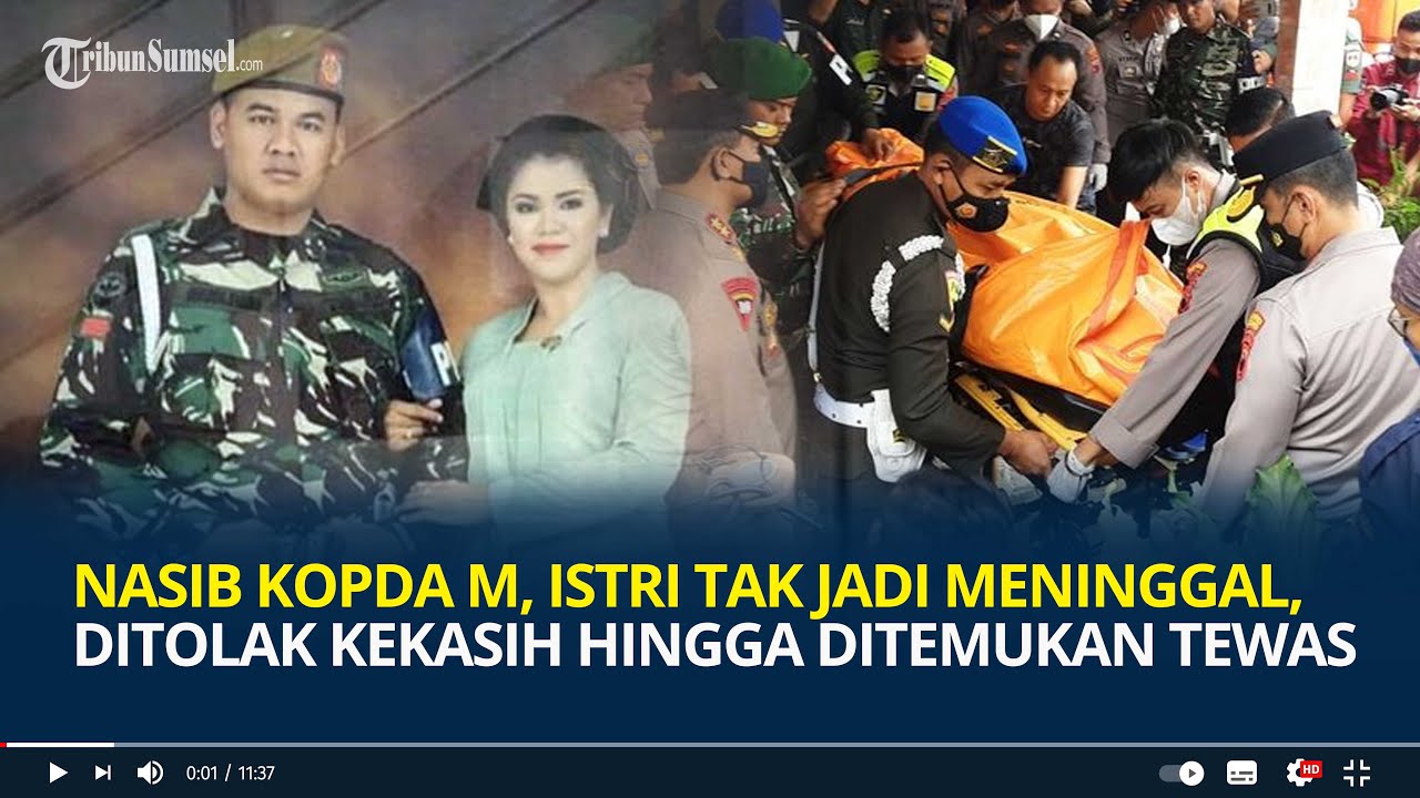 Nasib Kopda Muslimin, Istri Tak jadi Meninggal, Ditolak Kekasih Gelap hingga Ditemukan Tewas