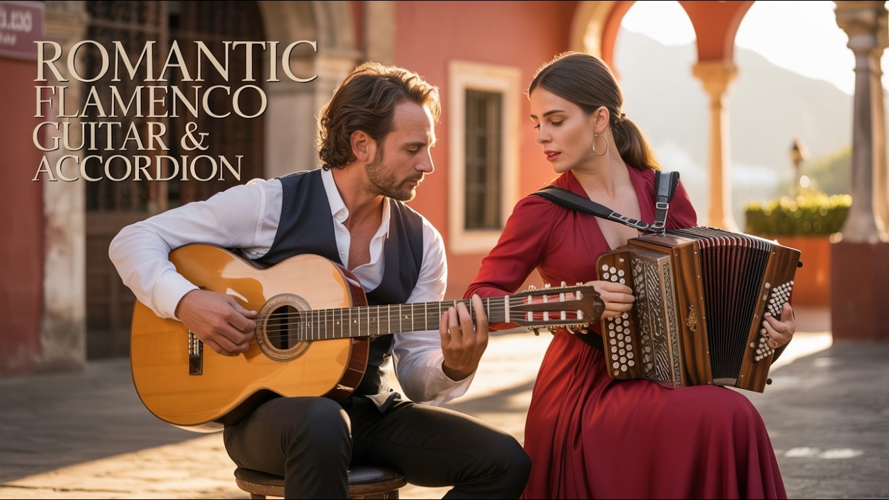 Romantic Flamenco Guitar & Accordion ❤ Spanish Enchanting Fusion