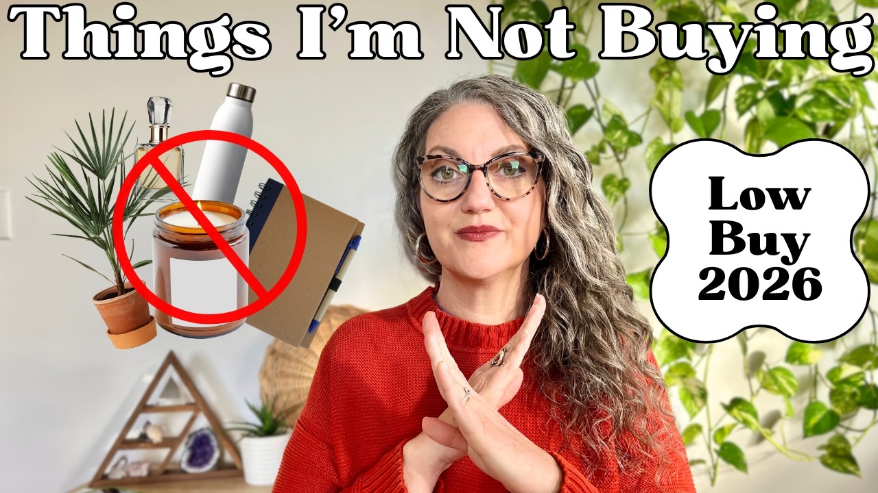 2026 NO BUY Items | The things I'm NOT buying during my second LOW BUY Year