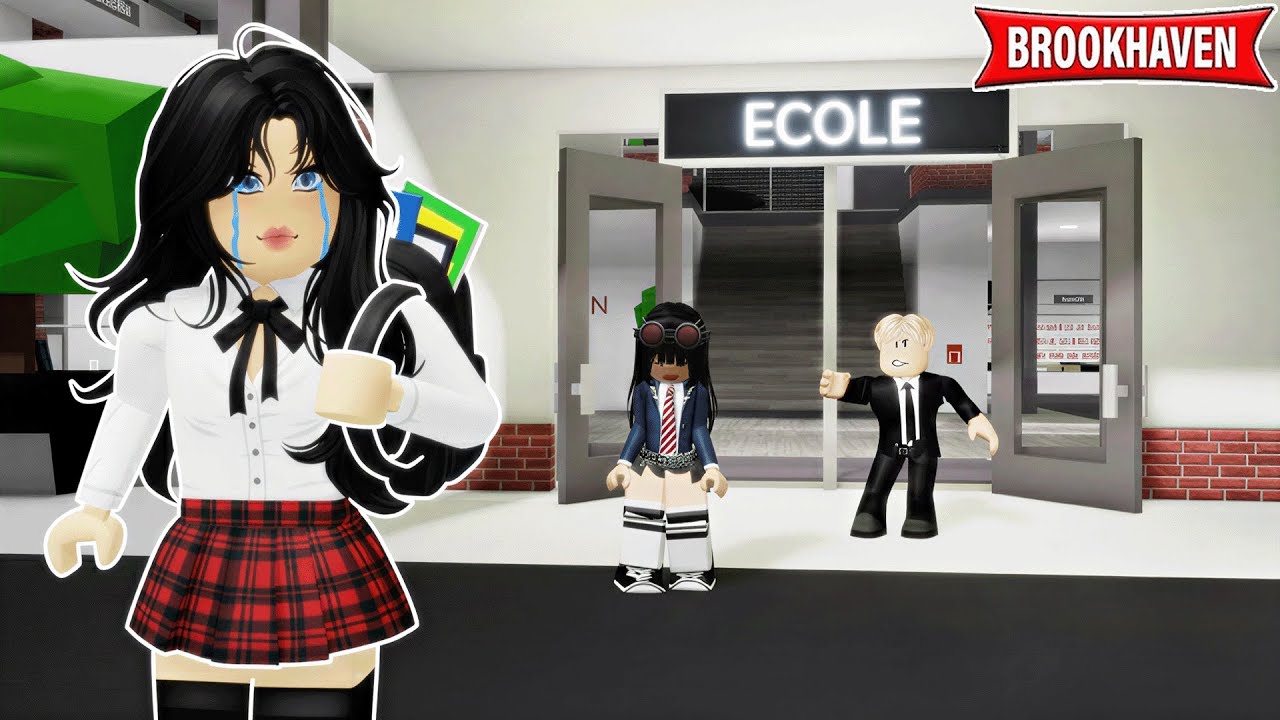JE SUIS RENVOYÉE DE L'ÉCOLE SUR BROOKHAVEN ROBLOX !