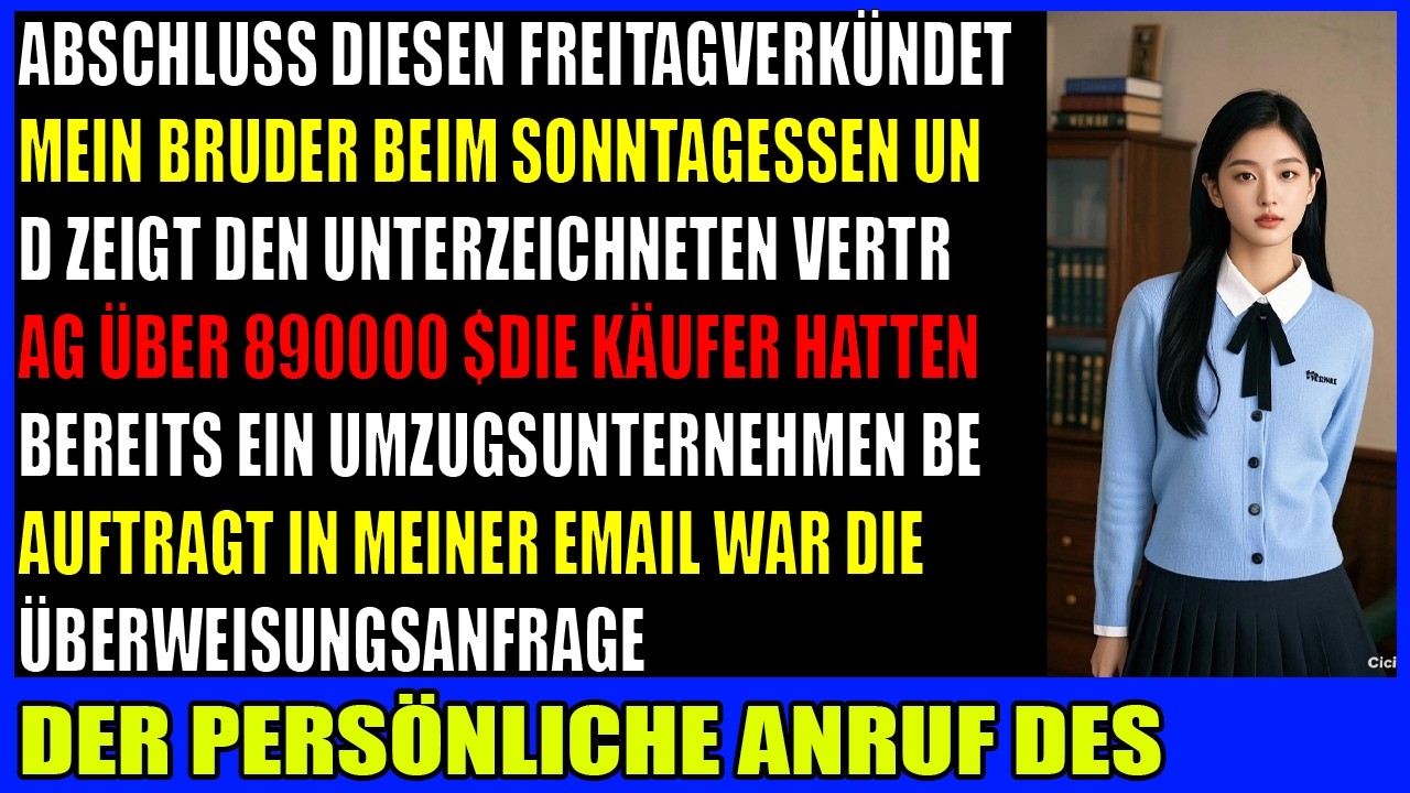 Mein Bruder war mitten in der Stadt, um die Finanzierin zu treffen  und ein Bundesagent hatte mei