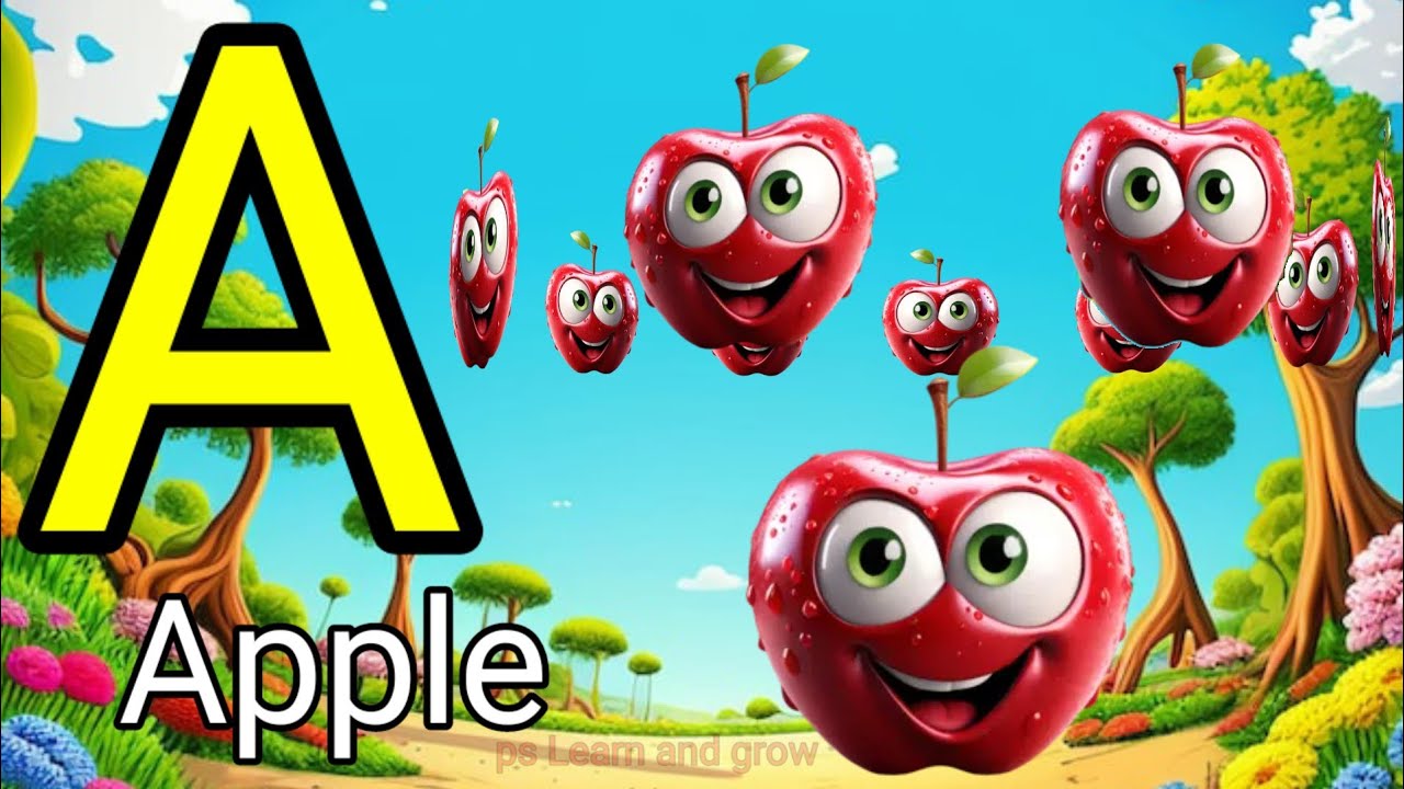 A For Apple,a for Apple, ABCD,Alphabet A For Apple B For Ball,#aforapple,#abcd ABCD Video,Alphabet, 
