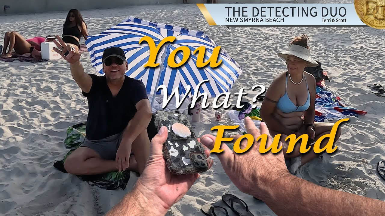 iPhone 12 Found Metal Detecting New Smyrna Beach Florida | The Detecting Duo S04 E24
