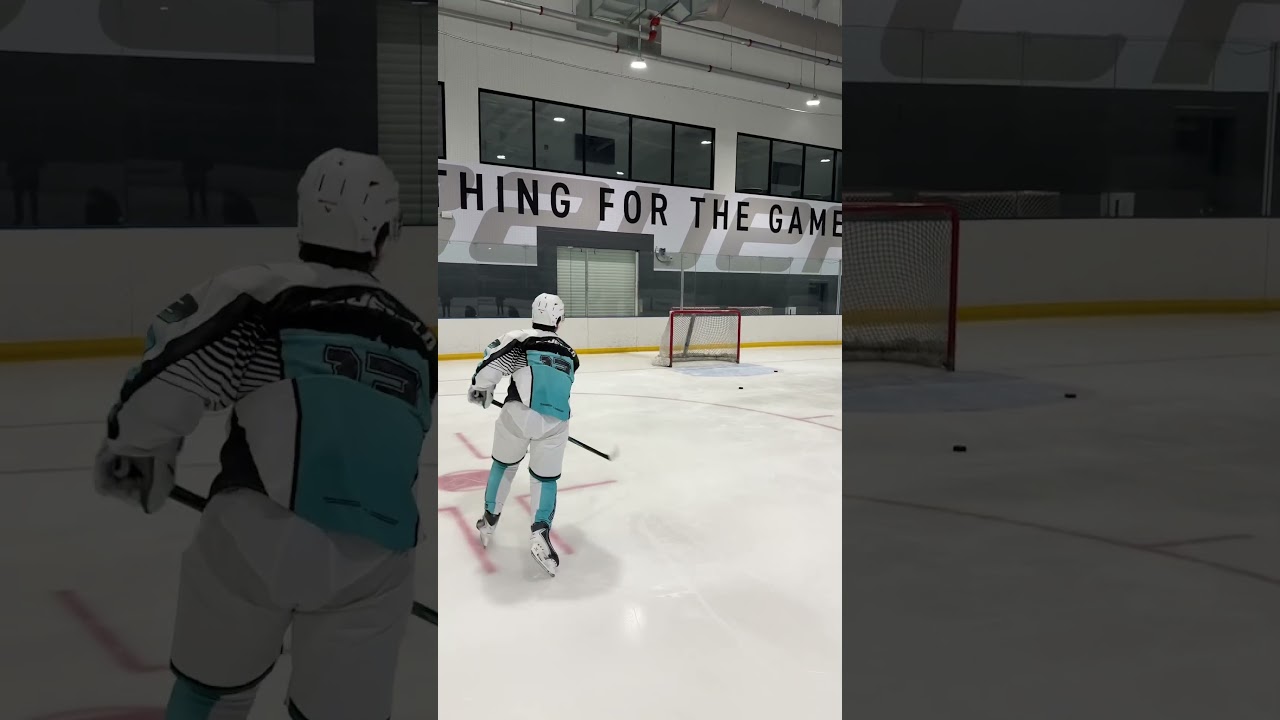 On repeat. #BauerPulse #Caufield #hockey