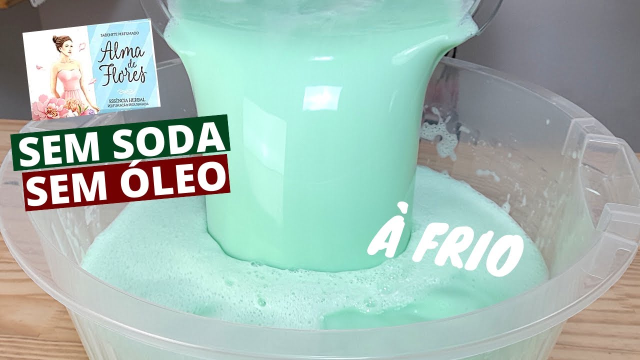 SABÃO LÍQUIDO PERFUMADO  -  AGORA SÓ FAÇO ASSIM  -  À FRIO  -  TÔ ECONOMIZANDO MUITO