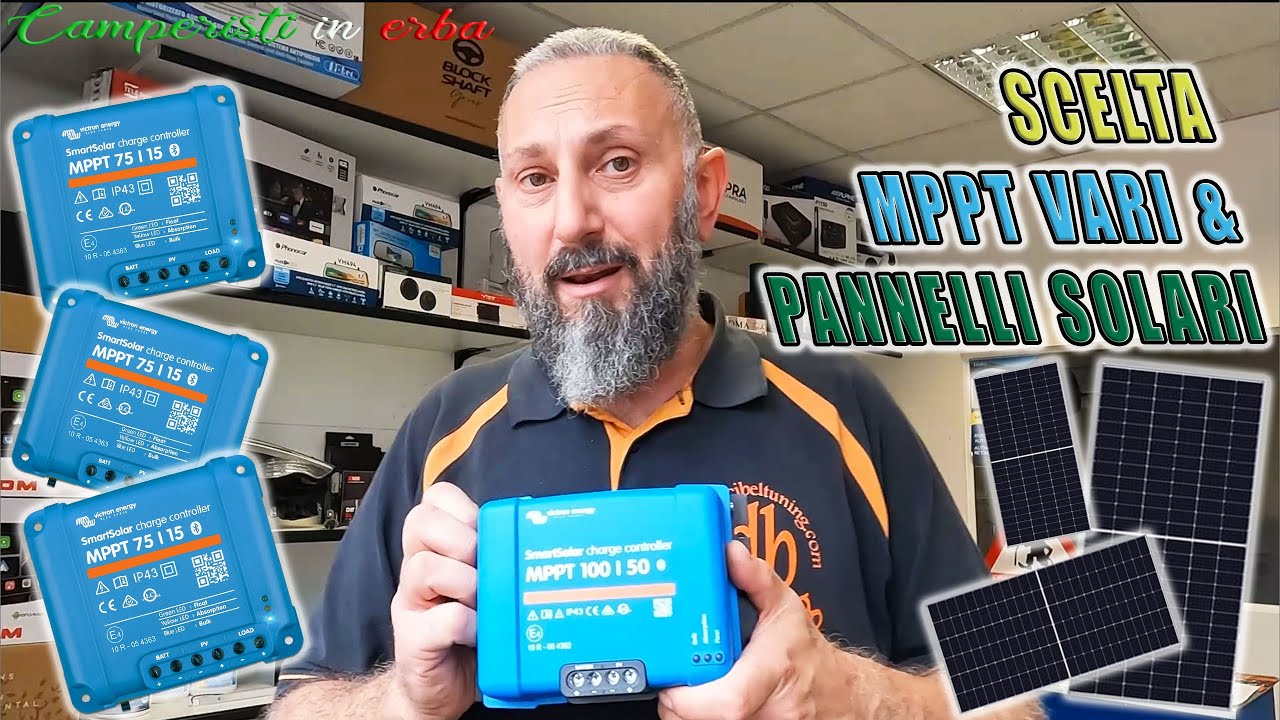 PANNELLI SOLARI & MPPT come configurarli e perchè valutare le possibili soluzioni.