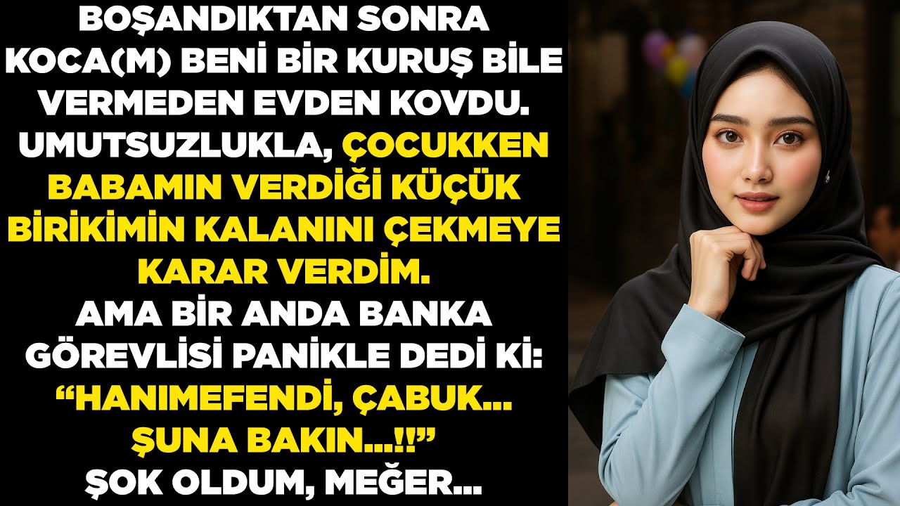 “Bu, buna hemen bakın!” banka görevlisi şaşkınlıkla söyledi – meğer babam her şeyi biliyormuş…
