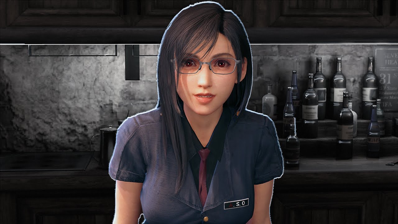 Tifa with glasses