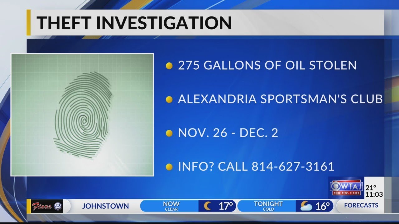 Huntingdon oil theft investigation