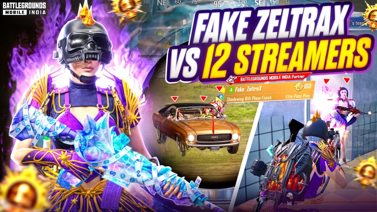 I PRANKED STREAMERS WITH MY FAKE NAME ‼️ | Fight against 12 Youtubers 😱 | BGMI